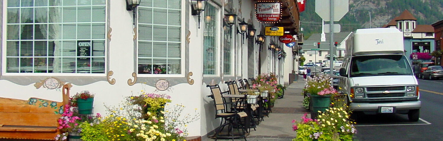 Downtown Leavenworth city street