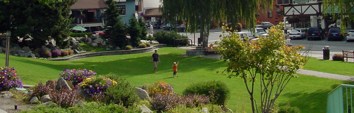 Front Street park in Leavenworth Washington