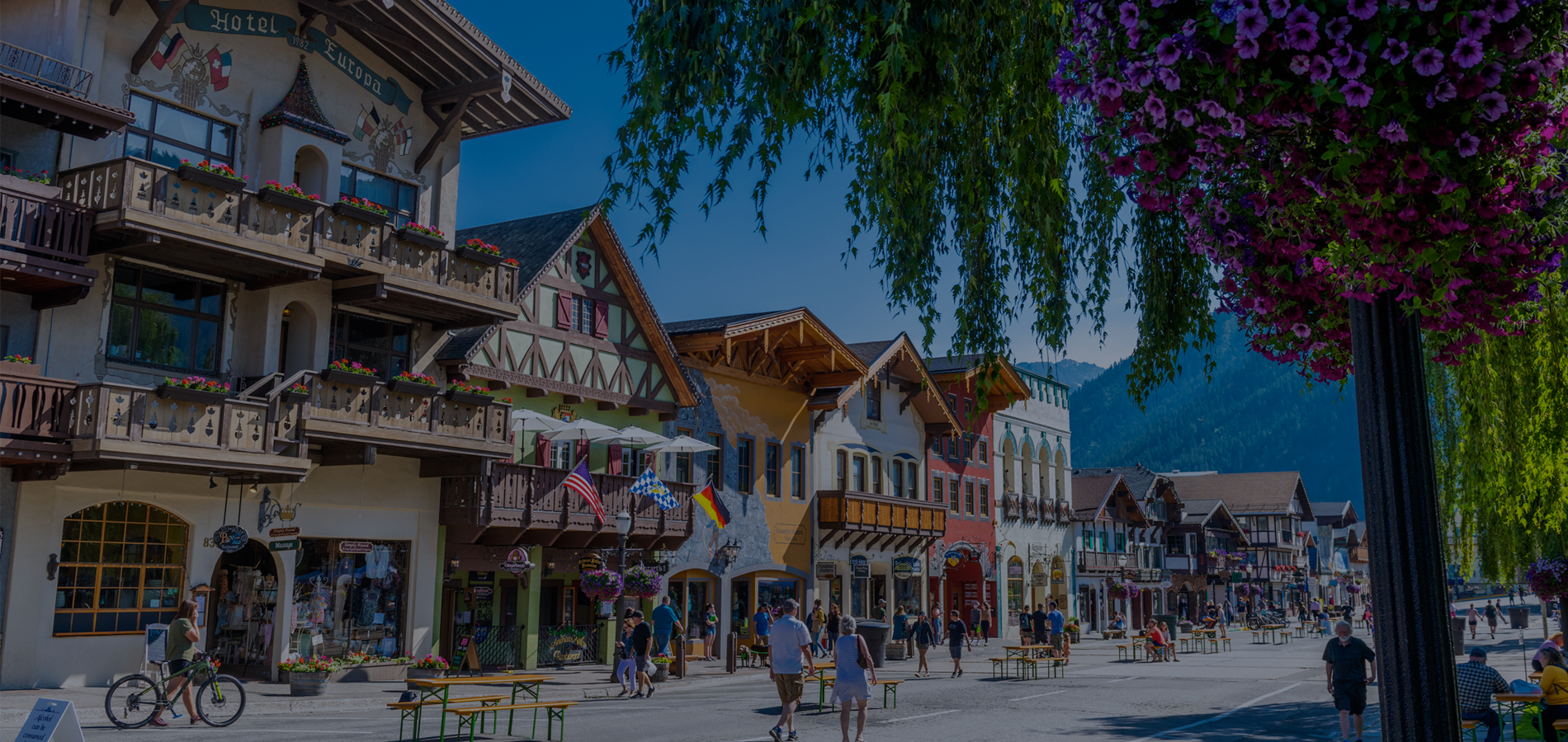 Front Street in Leavenworth Washington